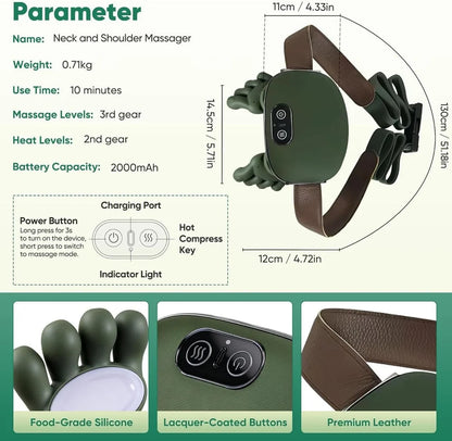 Rechargeable Neck And Shoulder Massager