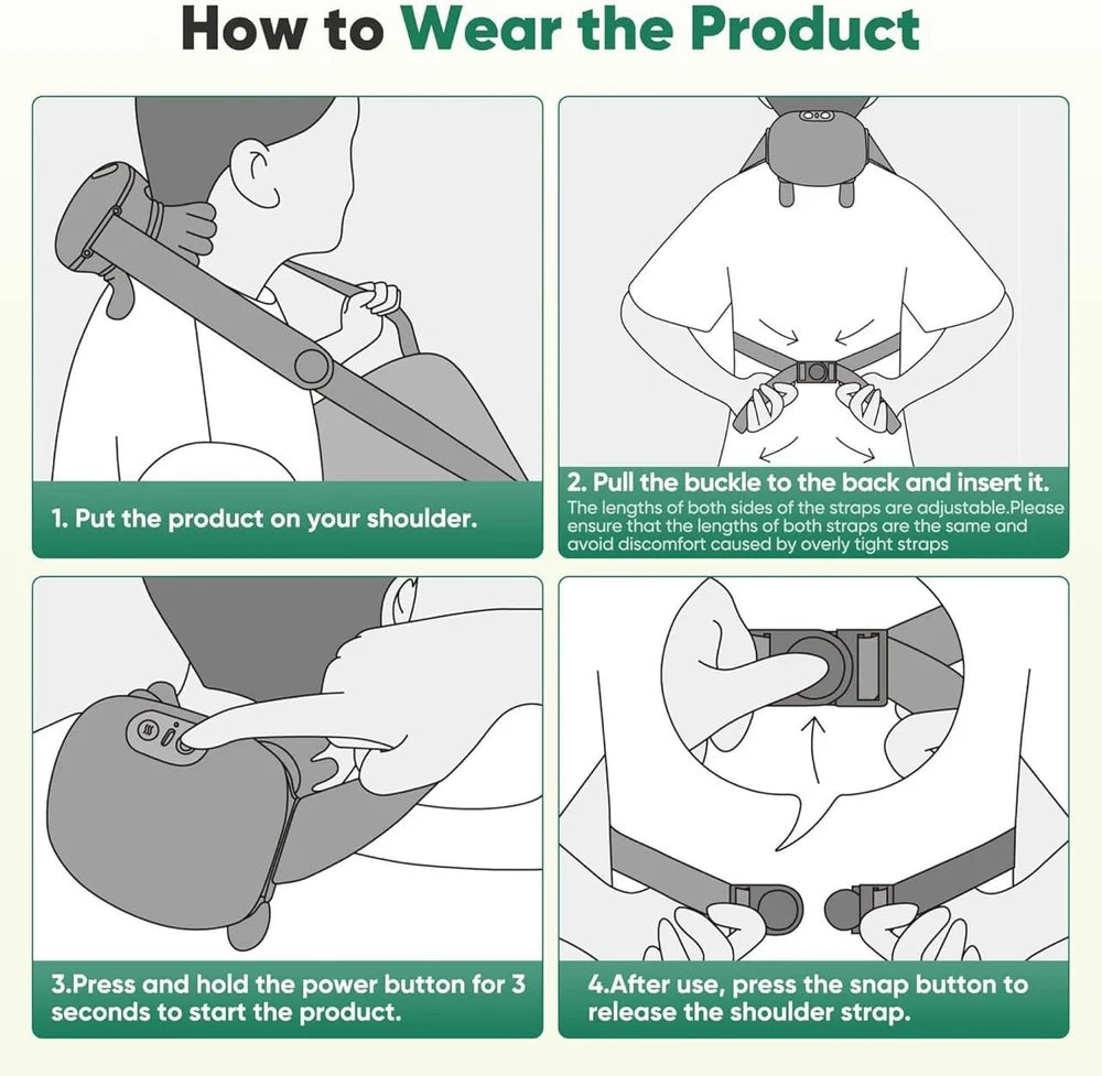 Rechargeable Neck And Shoulder Massager